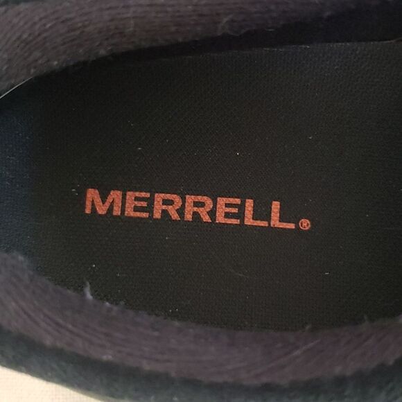 Merrell Shoe Mens 10.5 Black Suede Slip-On Loafers Jungle Moccasin main image 9